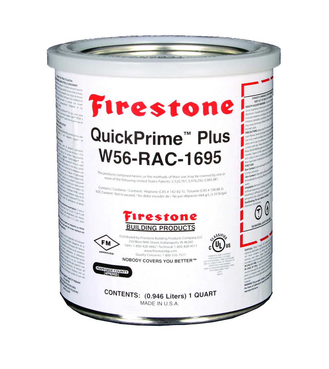 Firestone® Quick Prime Plus - EPDM Liner Seaming Tape Primer