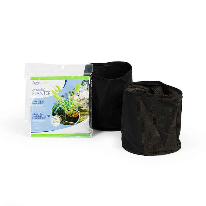 2-Pk Aquascape 98502 Fabric Aquatic Plant Pot 8"x6" Flexible Water Planter 4-qty 