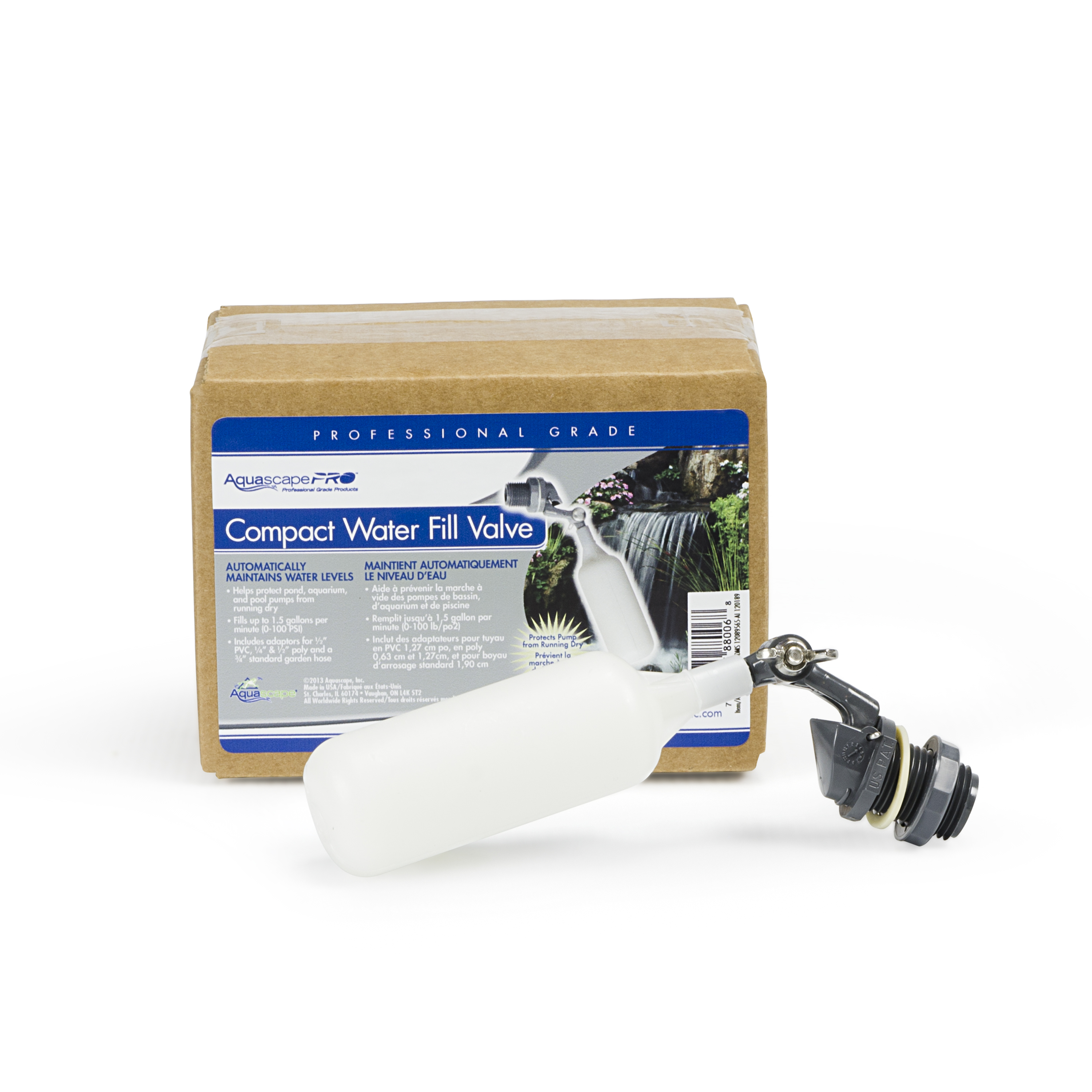 Aquascape Compact Water Fill Valve for pond water level consistency -  Aquascapes