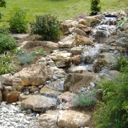 Pondless Waterfall Installation