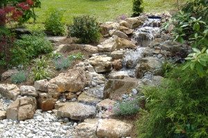 Pondless Waterfall Installation