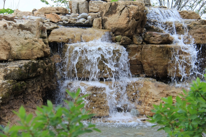 Waterfalls in Ponds and Water Gardens, Backyard Water Feature