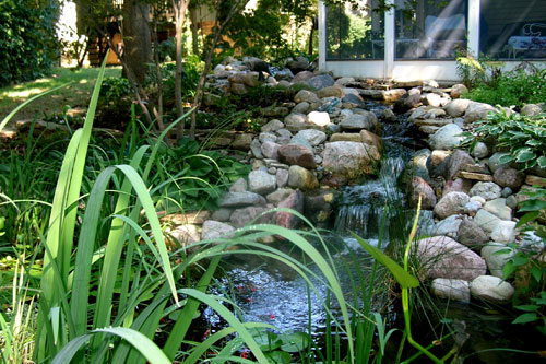 Waterfall Installation - Aquascapes