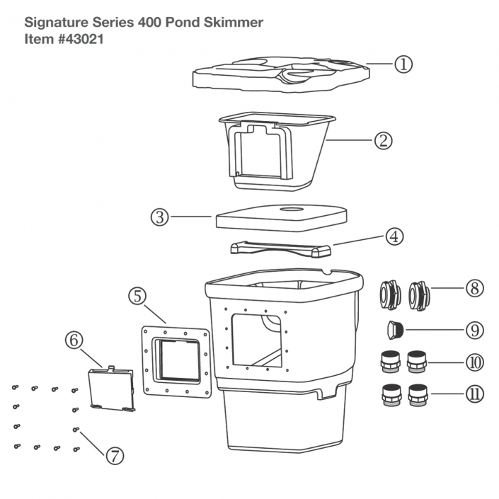 Aquascape Signature Series™ 400 Pond Skimmer - Aquascapes