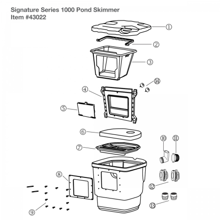 Signature Series™ 1000 Pond Skimmer - Image 3