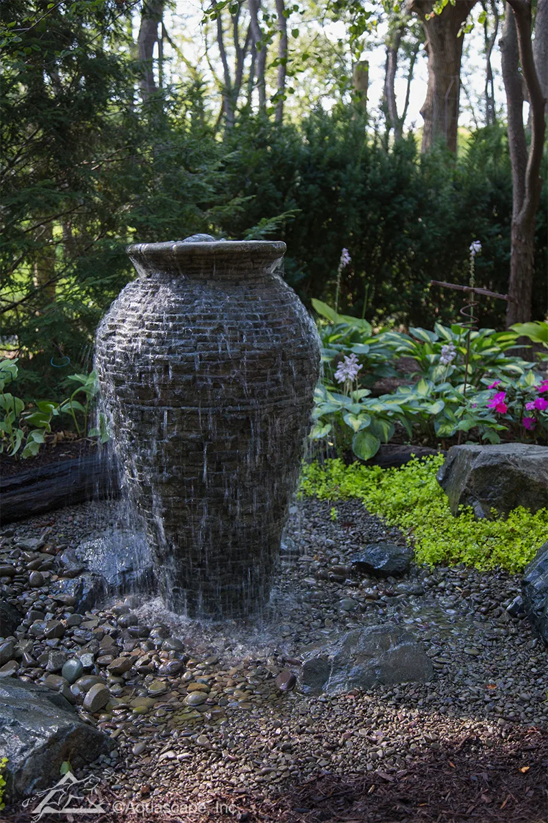 Aquascape Stacked Slate Urn Fountain Kit - 45" H