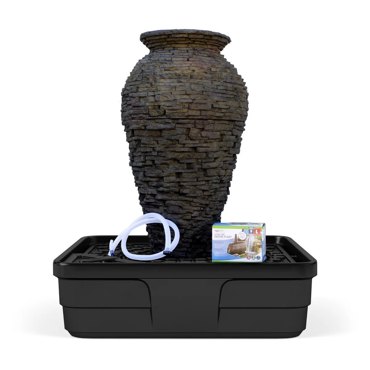 Aquascape Stacked Slate Urn Fountain Kit - 45" H - Image 2
