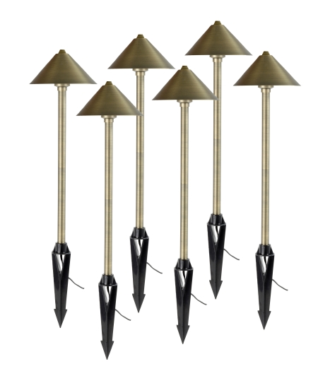 Aquascape Path and Area 3-Watt LED Dome Top Landscape Light 6-Pack
