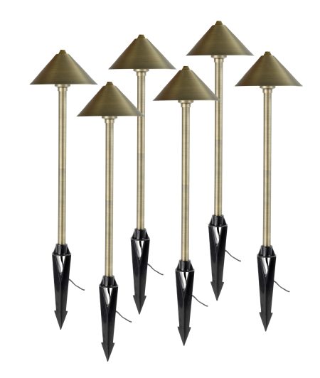 Aquascape Path and Area 3-Watt LED Dome Top Landscape Light 6-Pack