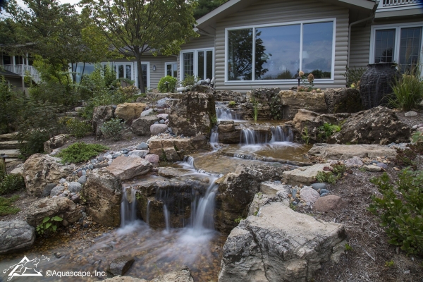 pondless waterfall step by step