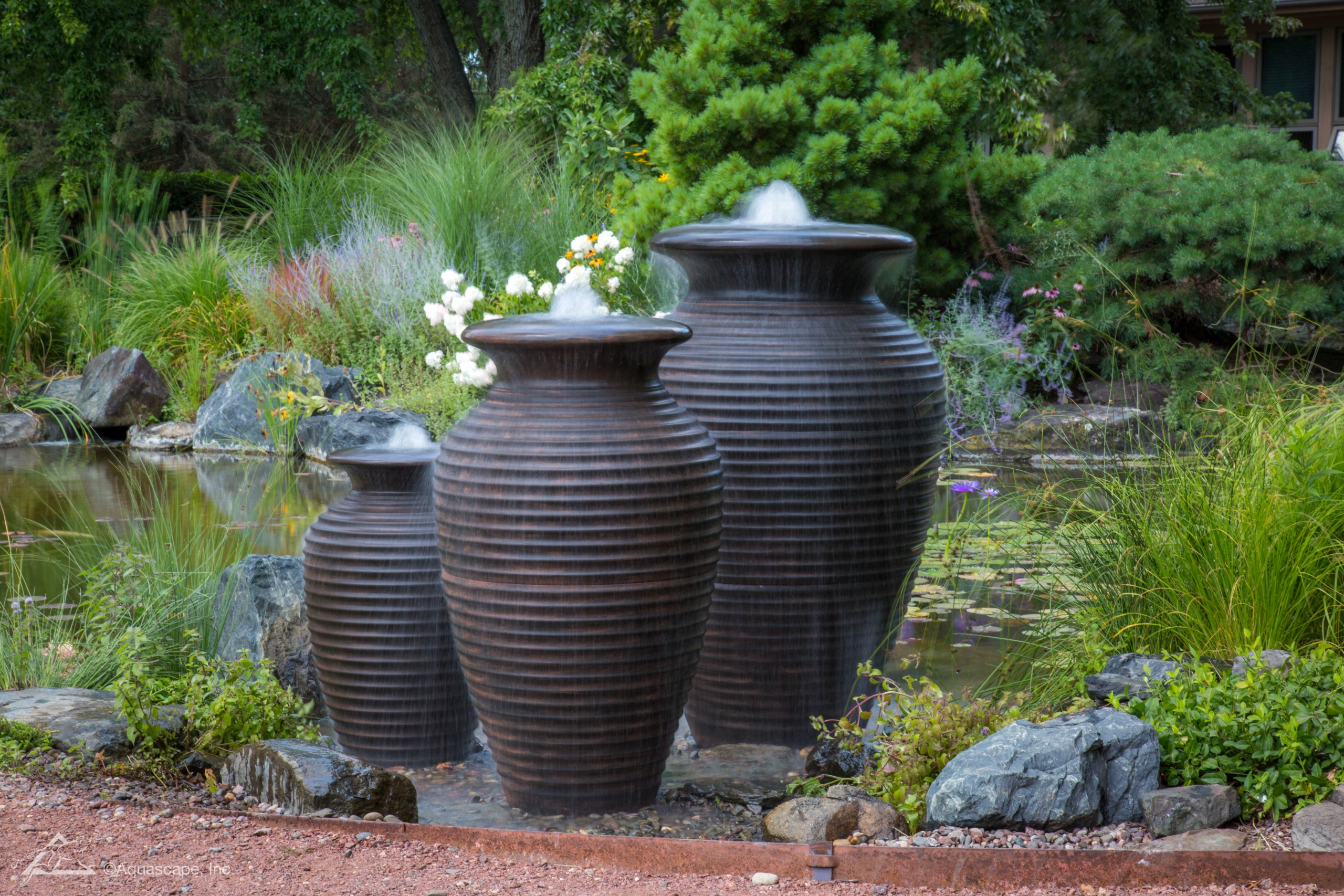 aquascape fire water urn
