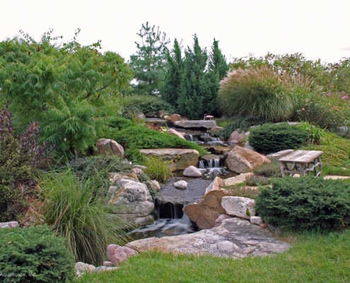 pondless waterfall construction