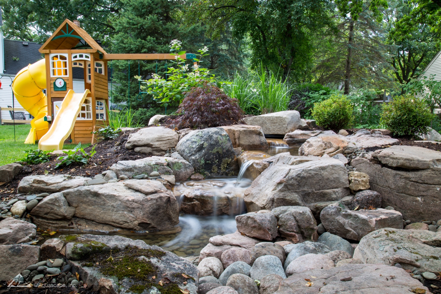 easy diy diy pondless waterfall