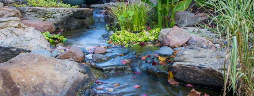 waterfall installation