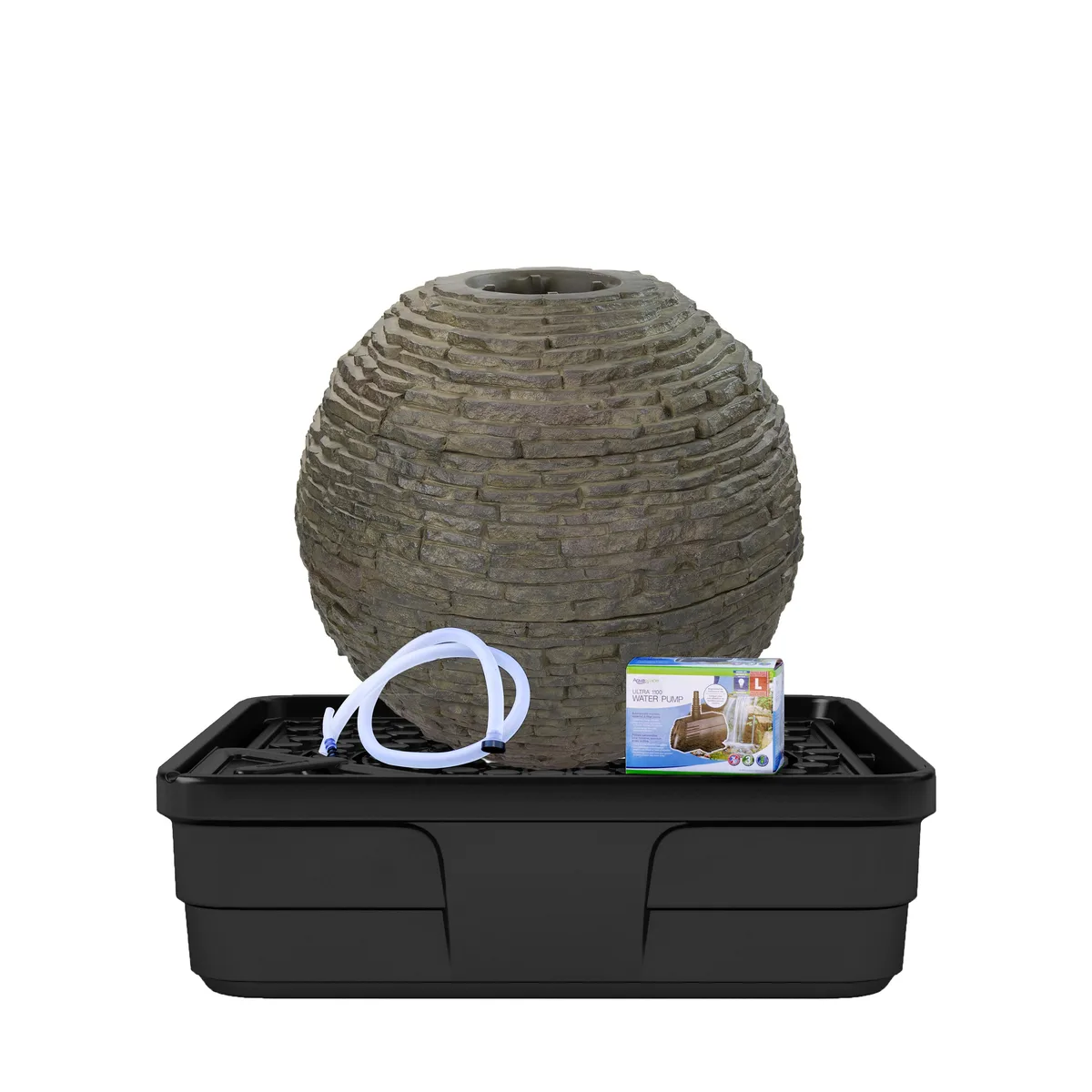 Aquascape Stacked Slate Sphere Fountain Kit - 32" DIA - Image 3