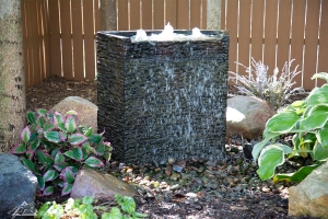 Aquascape Stacked Slate Wall Fountain Kit – 32″ H