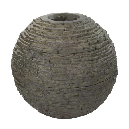 Large Stacked Slate Sphere