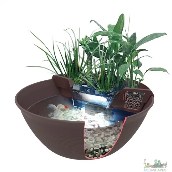Aquascape AquaGarden Mini Pond Kit - Gray - Image 3