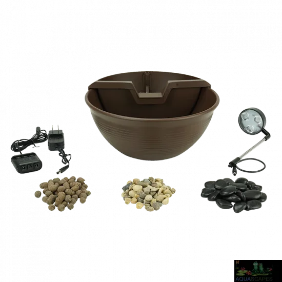 Aquascape AquaGarden Tabletop Fountain Kit - Mocha - Image 2