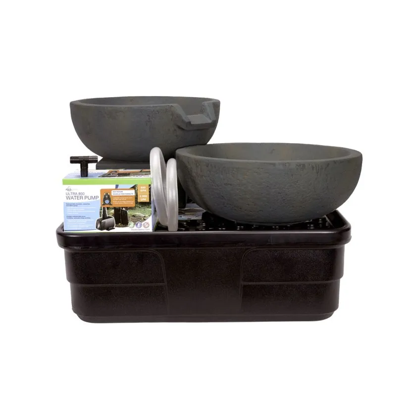 Aquascape Spillway Bowl and Basin Fountain Kit - Iron Ore - 19"/21" Dia - Image 2