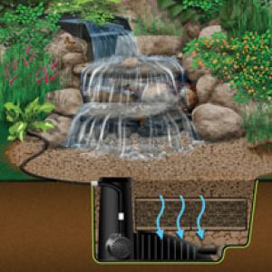 pondless waterfall step by step