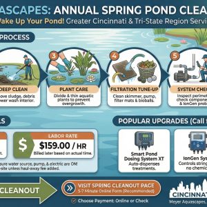Meyer Aquascapes Spring Cleanout Service